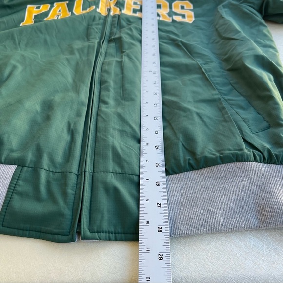 Green Bay Packers Reversible Jacket and Vest Set Men Size large - Picture 9 of 16